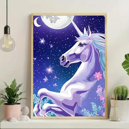 Unicorn Diamond Painting Kit For Adults Diy 5d Diamond Art - Temu
