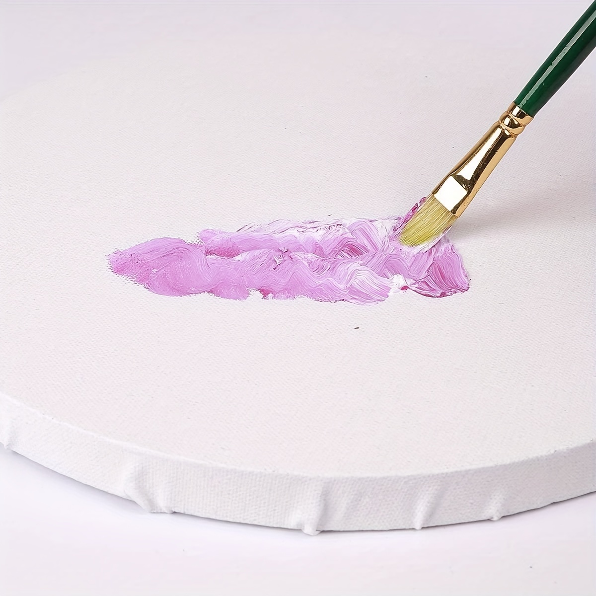 Round Canvas Board White Painting Board for Crafts