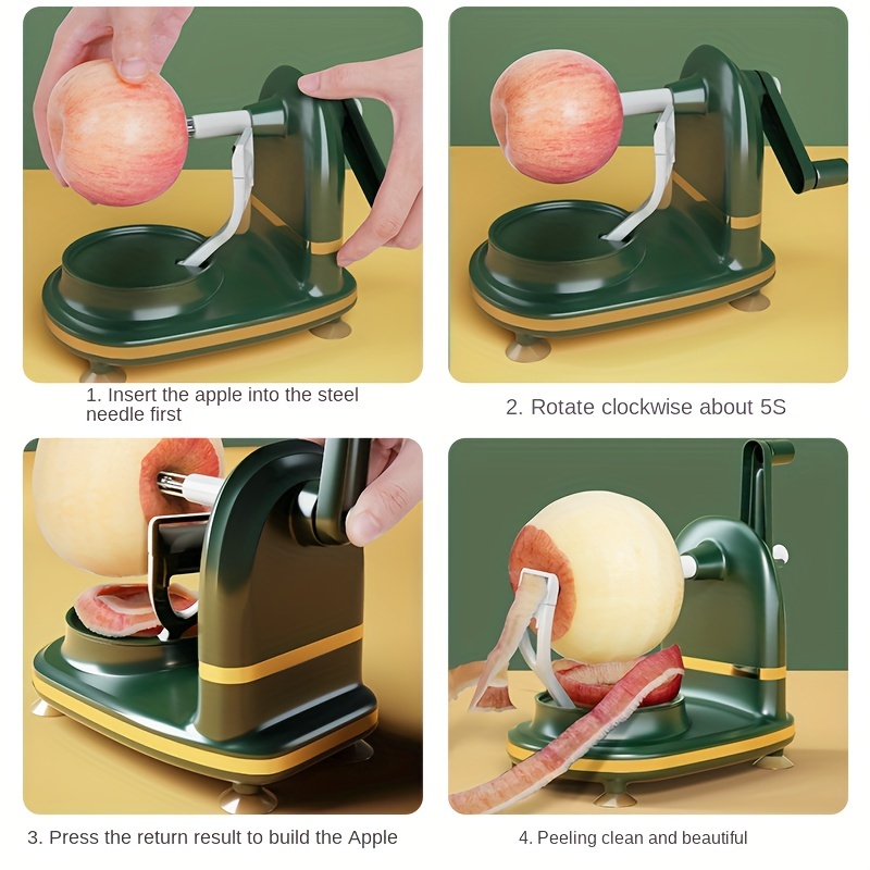 Multi-funzionale Macchina Per La Pelatura Della Frutta Pelatrice Di Mele  Macchina Per La Pelatura Della Frutta A Manovella Gadget Da Cucina -  Industria E Commercio - Temu Italy