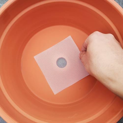 50/ 100pcs Flower Pot Gasket Mesh to Prevent Soil Leakage, Mesh Gasket Bottom Hole Mat Bottom Piece, Plastic Mesh Mats