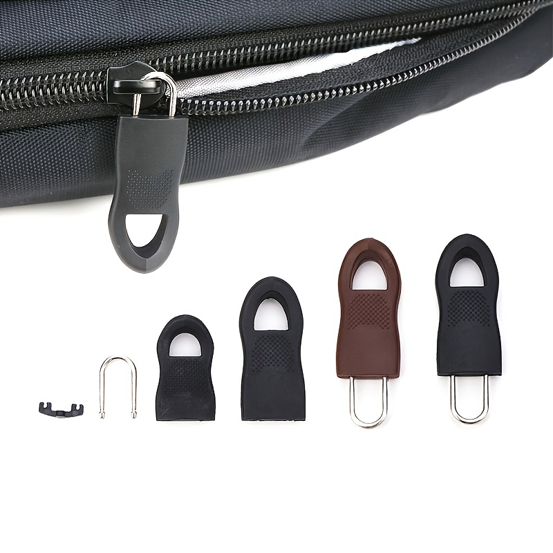 تسوق 2x Real Leather Zipper Pull Tabs Tags Zip Puller Replacement