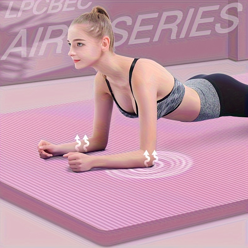 Larger Strengthen Edging Non-Slip Men's Fitness Mat High Density Exercise  Yoga Mat For Gym Home Exercise Gymnastics - AliExpress