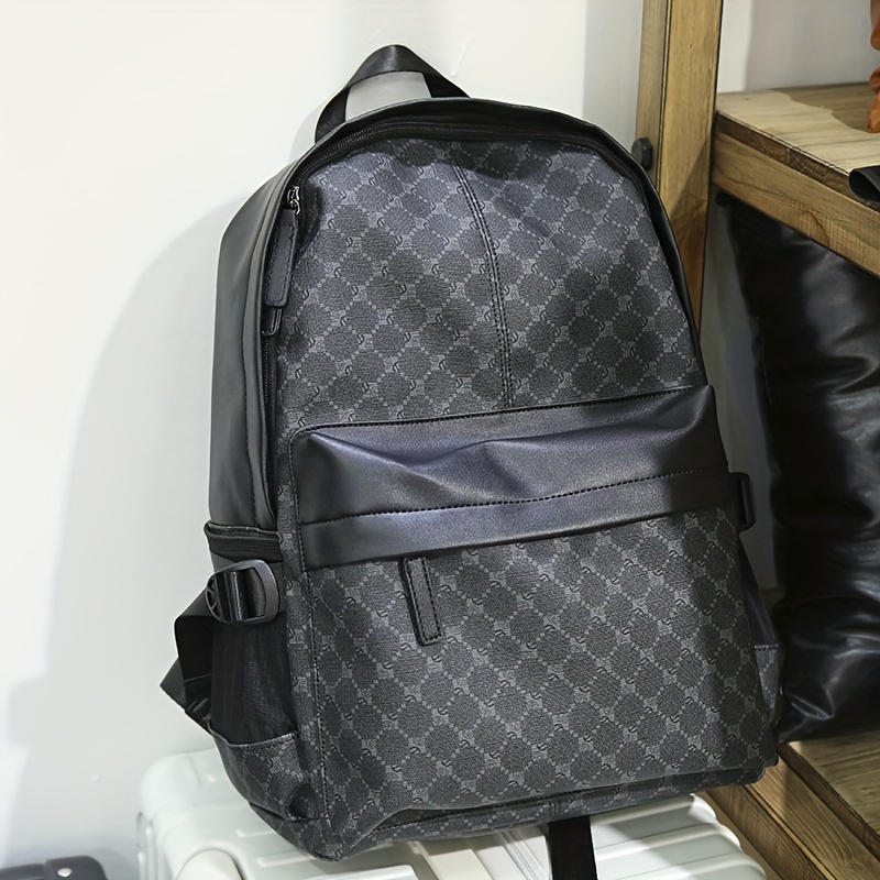 Black PU Supreme Traveling Handbag