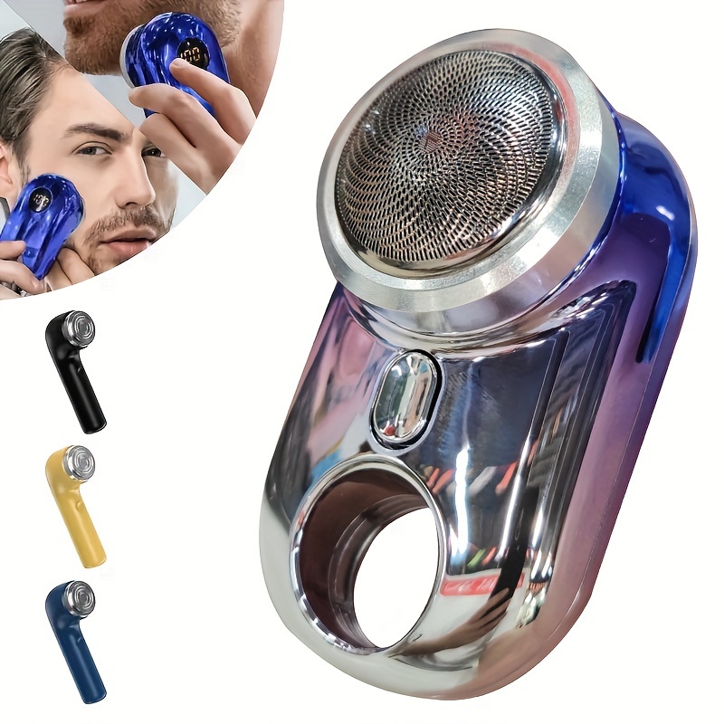 Mini-Shave - Afeitadora eléctrica portátil para hombres, nueva  actualización 2023, mini maquinilla de afeitar recargable, fácil de usar  con un solo