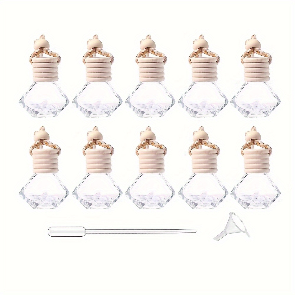  10pcs Aromatherapy Car Diffuser Necklace Car Vehicle Air  Freshener Essential Diffuser Oil Fragrance Aromatherapy Bottles : Automotive
