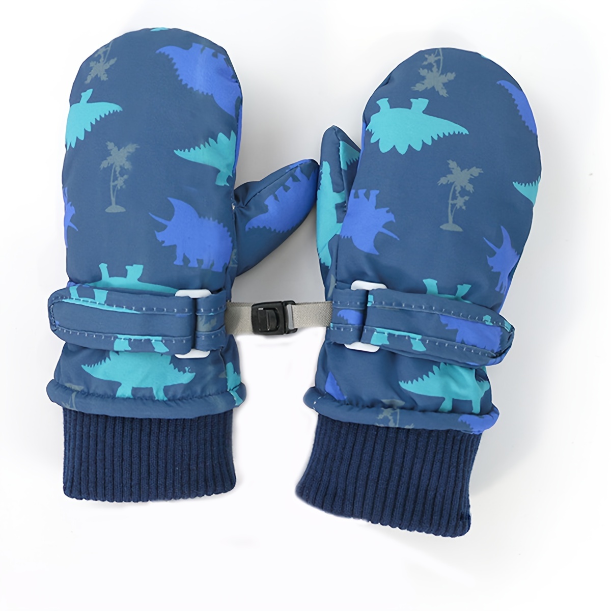 Manoplas de esquí para niños pequeños, con forro Sher-Pa, guantes de nieve  para niñas y niños, cálidos guantes de nieve de invierno