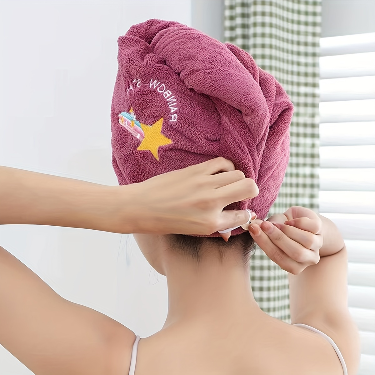 Toalla para secar el cabello absorbente