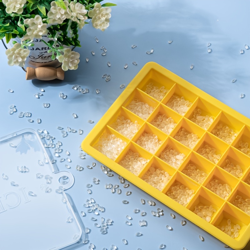 Ice Cube Trays with Lids, Large Ice Cubes Food Grade Silicone Gel