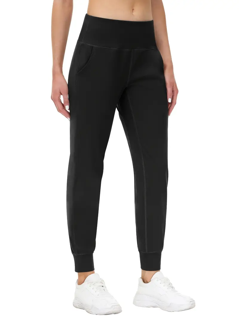 Solid Tapered Lounge Jogger Long Pants Fitness Yoga Running - Temu