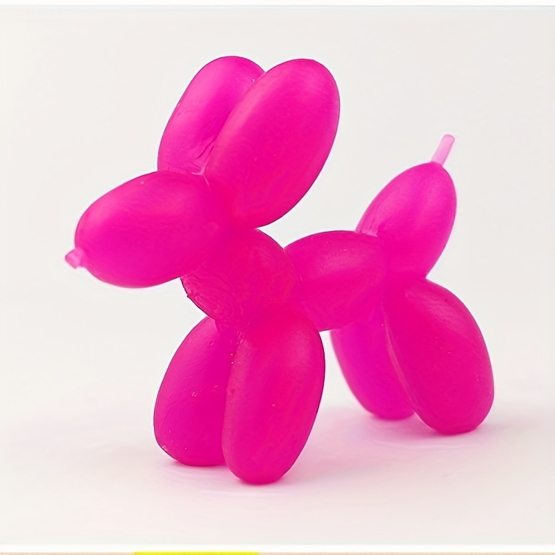 Colorful Balloon Dog Stretching Fidget Toy