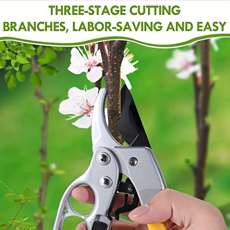 Pruning Shears For Gardening, 3 Times Easier To Work, Friendly To  Arthritis, Carpal Tunnel Syndrome And Small Hands, Comfortable, Sharp,  Durable, Sturdy Ratchet Garden Clippers - Temu