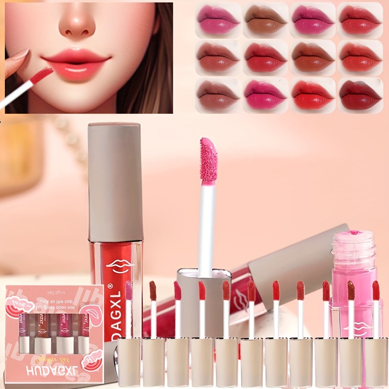 Conjunto 6 Barras Labios Mate Brillo Labios Cakaila - Duraderas,  Impermeables, Aterciopeladas, Color Labios Altamente Pigmentado Regalos Día  San Valentín Mujeres - Belleza Salud - Temu