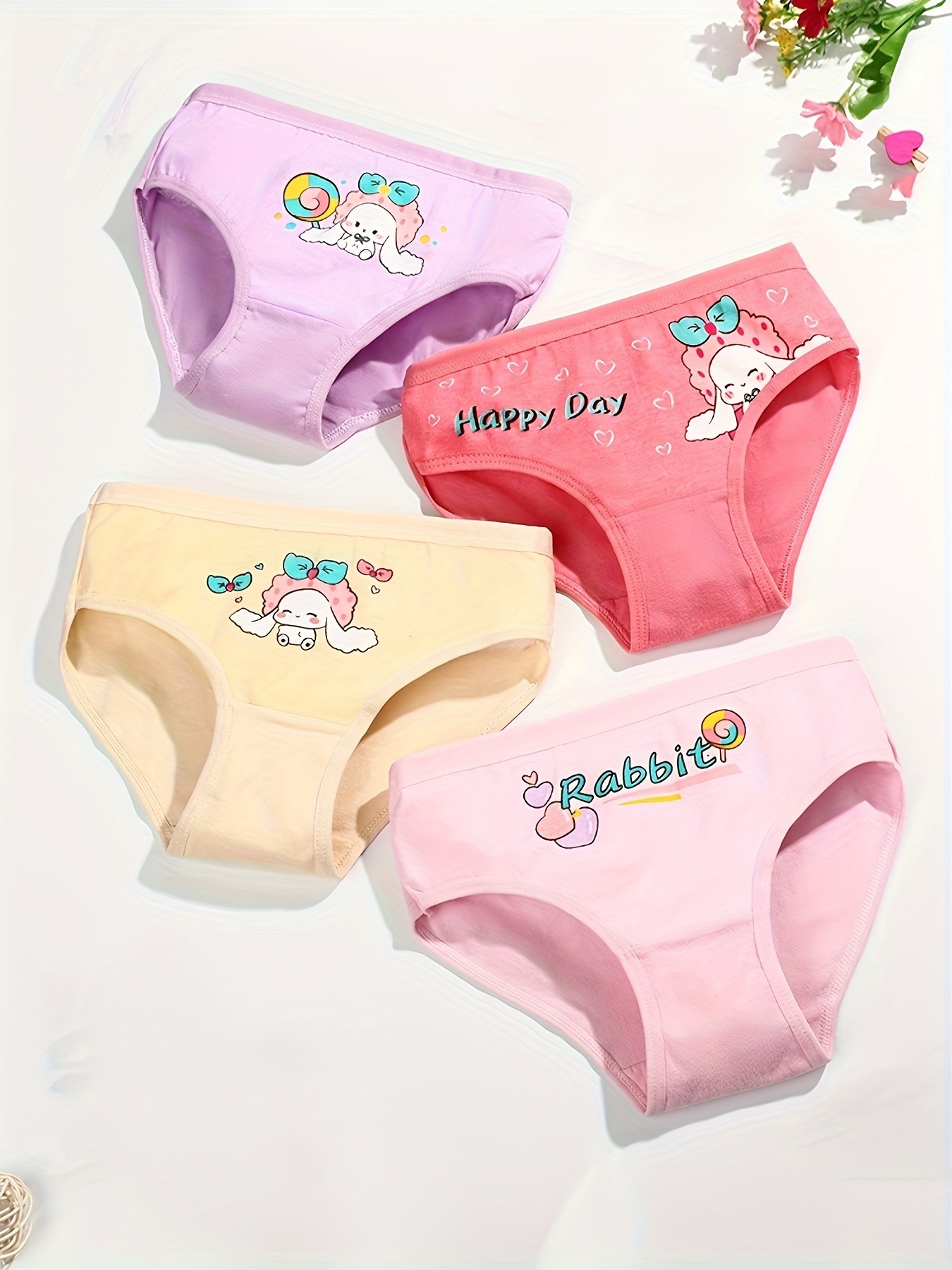 Girls New Underwear Cotton Boxer Briefs Baby Non clamping - Temu