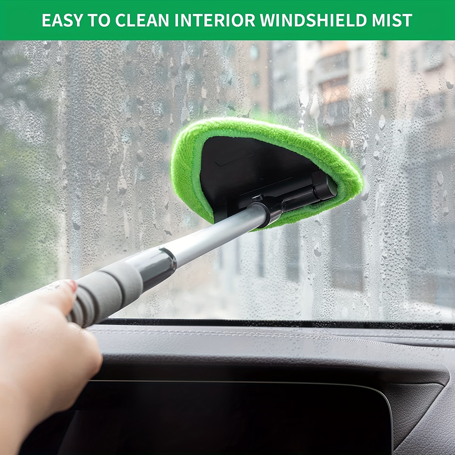 Windshield Cleaner Microfiber Car Window Cleaner With 4 - Temu