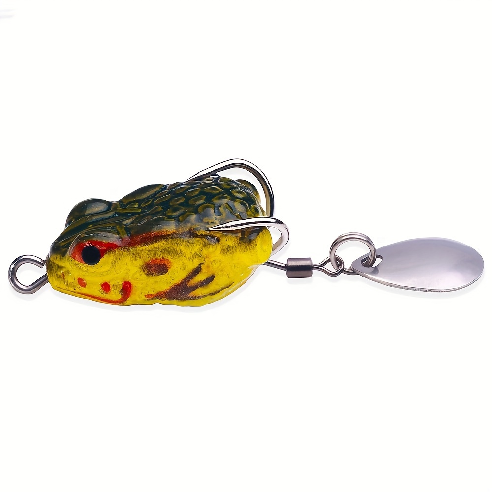 5pcs Bionic Thunder Frog Fishing Lure, Artificial Floating Silicone Soft  Bait With Weedless Hook, Fishing Accessories, 5/8/12g (0.18/0.28/0.42oz)