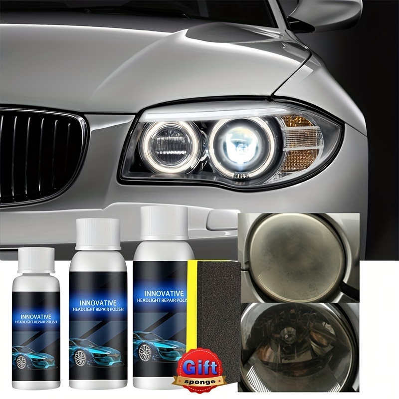 polimero reparador de faros de coche con revestimiento liquido.