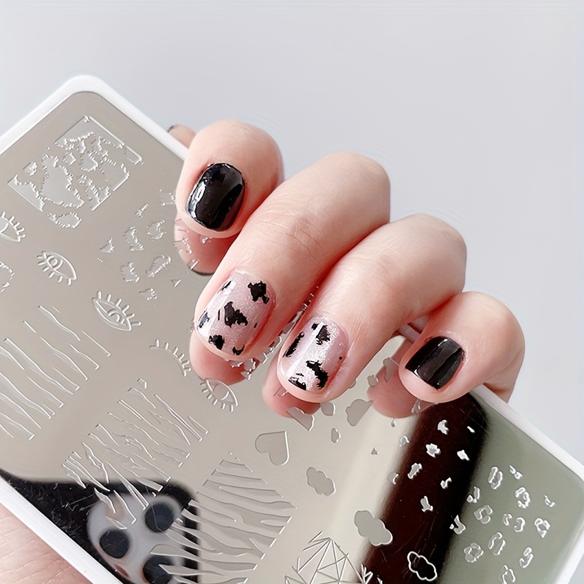 Create Gorgeous Nail Art Stainless Steel Nail Stamping - Temu