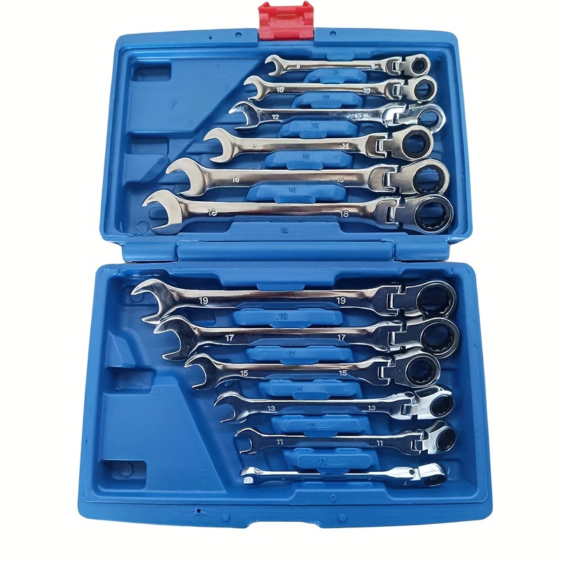 Extra Long Double Ring Box End Spanner Wrench Set Strong - Temu