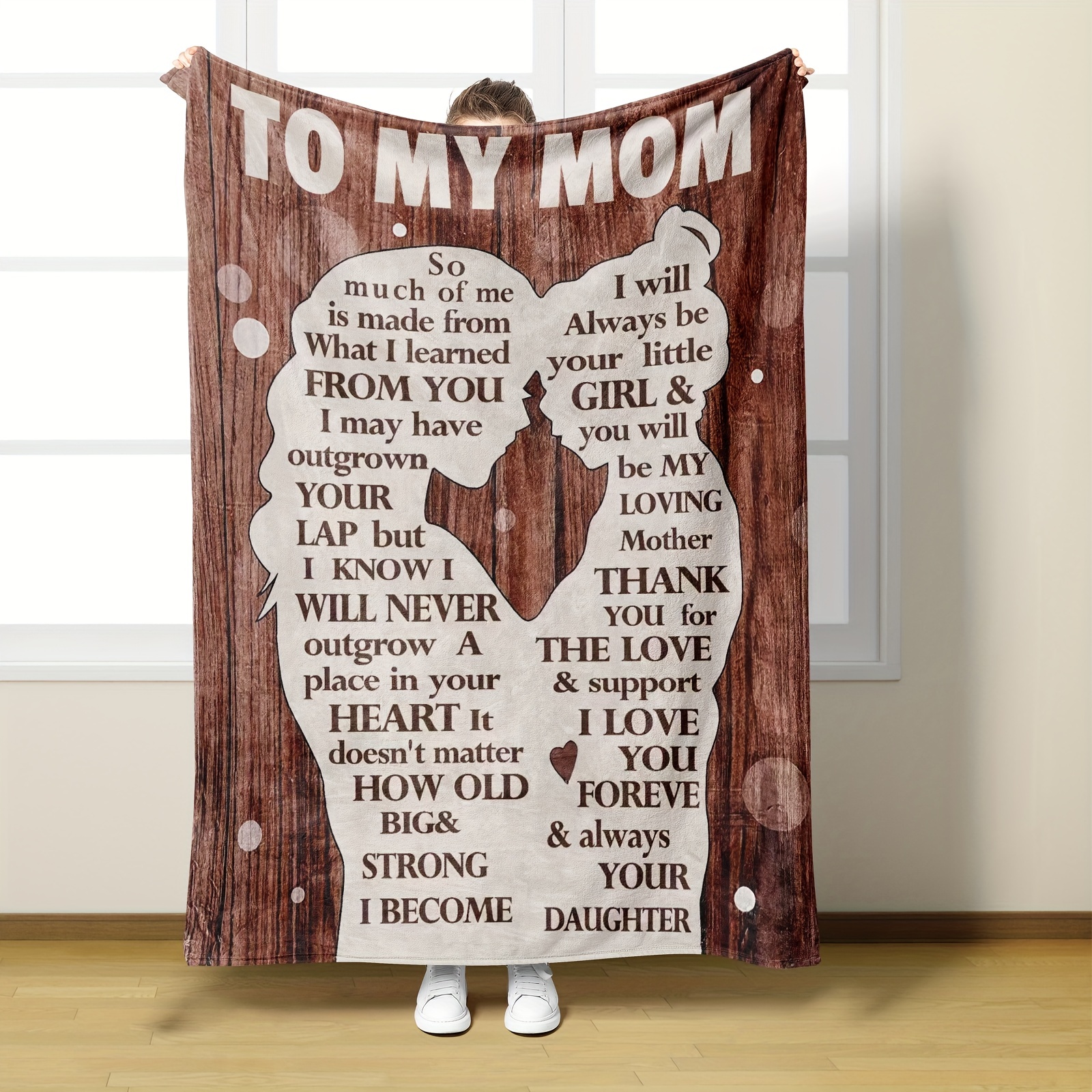 Mom Blanket Gift,Mother Blanket Gift to My Mom,Mother's Day Blanket  Gift,Mom Throw Blanket Gifts for Mother Birthday Christmas Thanksgiving