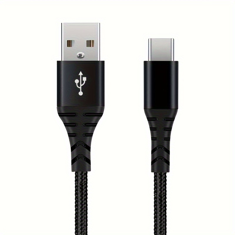  Cable USB tipo C, USB A a USB C 3A de carga rápida (paquete de  2 unidades de 3.3 pies), cable de carga trenzado compatible con Samsung  Galaxy S10 S9 S8