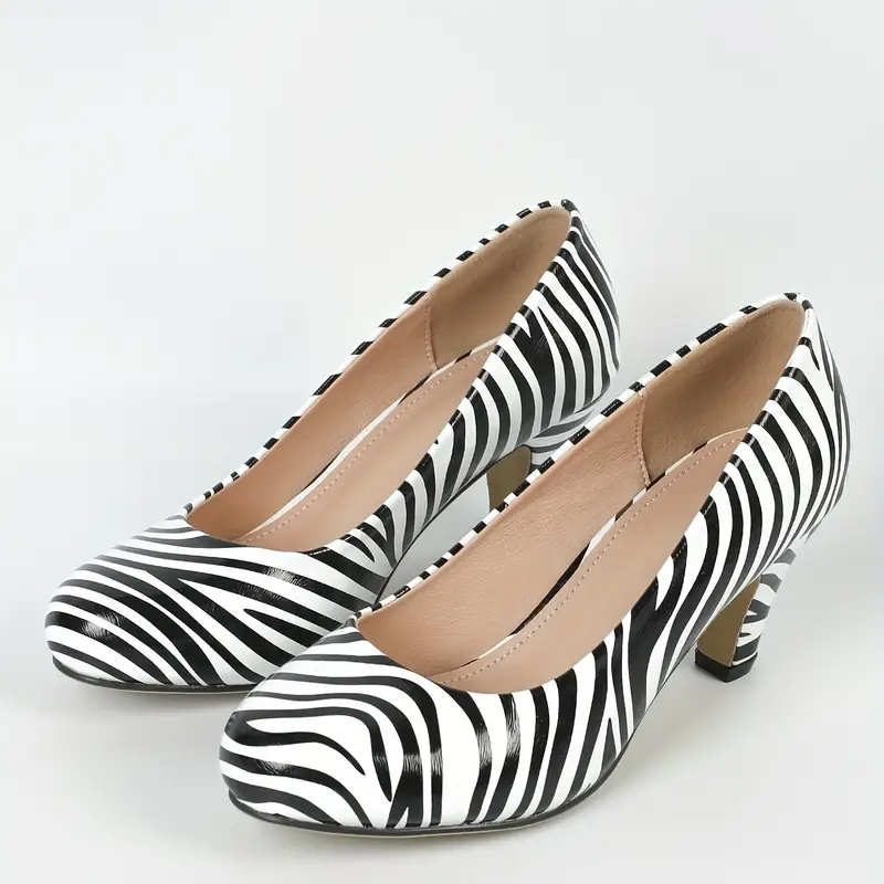 Zebra shoes heels Clearance
