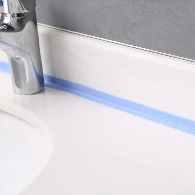 2rolls Toilette Auto-adhésif Calfeutrage Bande Ruban d'étanchéité PVC Home  Decor pour salle de bain