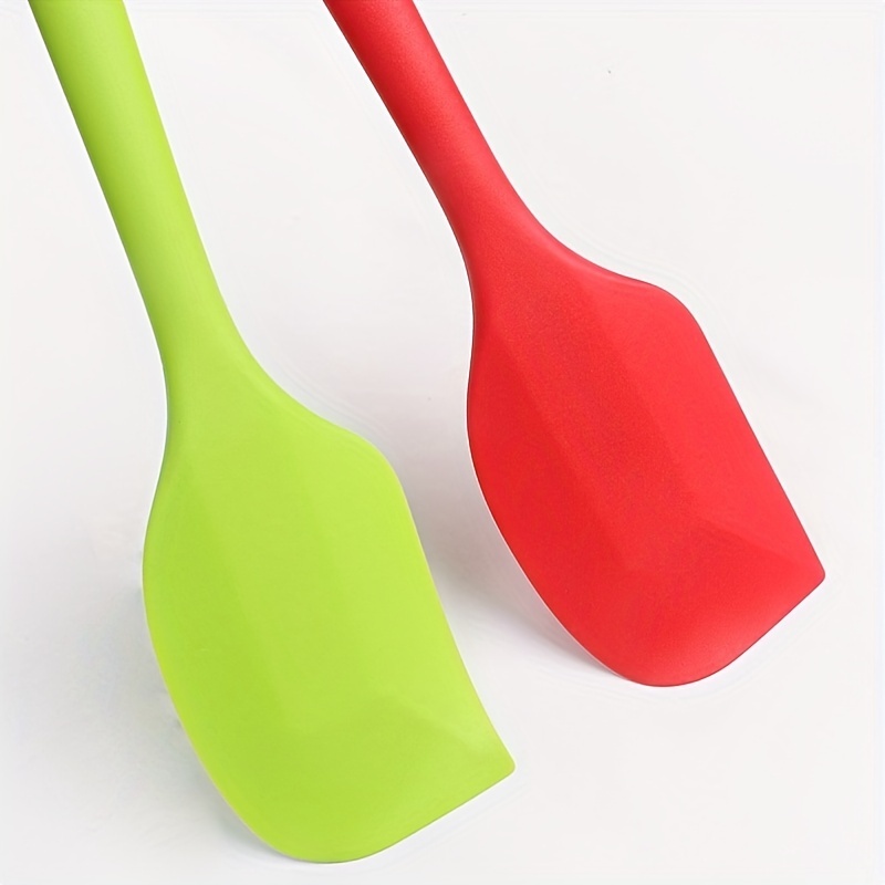 1pc Silicone Scraper Spatula: High-Temp Resistant Baking Tool for