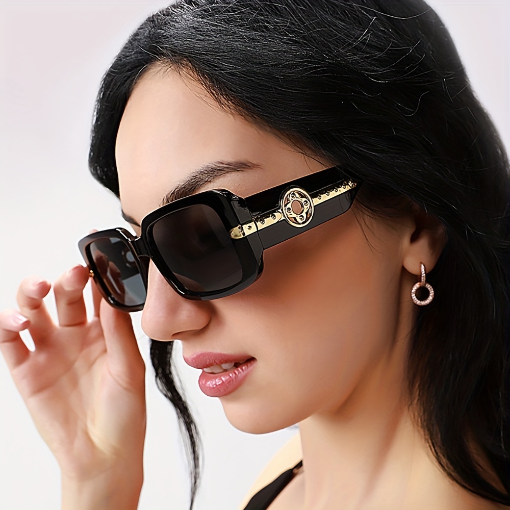 Luxury Brand Sunglasses Trendy Square Fashion Oversized Travel