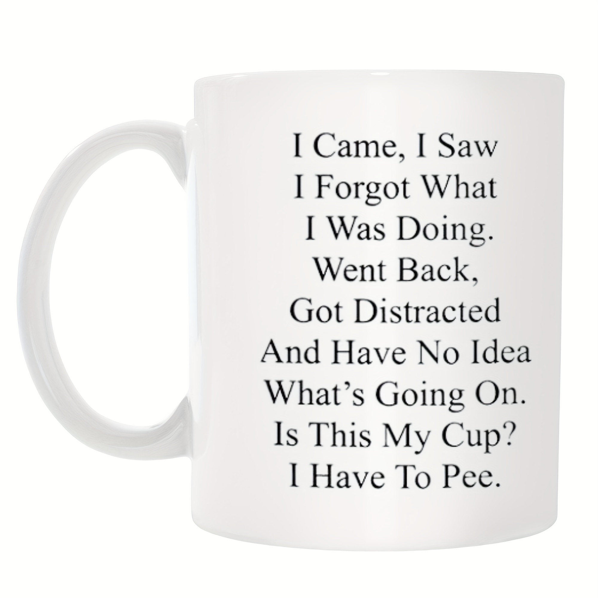 

1pc, Funny Mug For The Elderly, 11oz Ceramic Coffee Mug/ Tea Cup, Senior Citizens Mug, For Senior Women And Men, Birthday, Mothers Day, Fathers Day, Christmas Mug