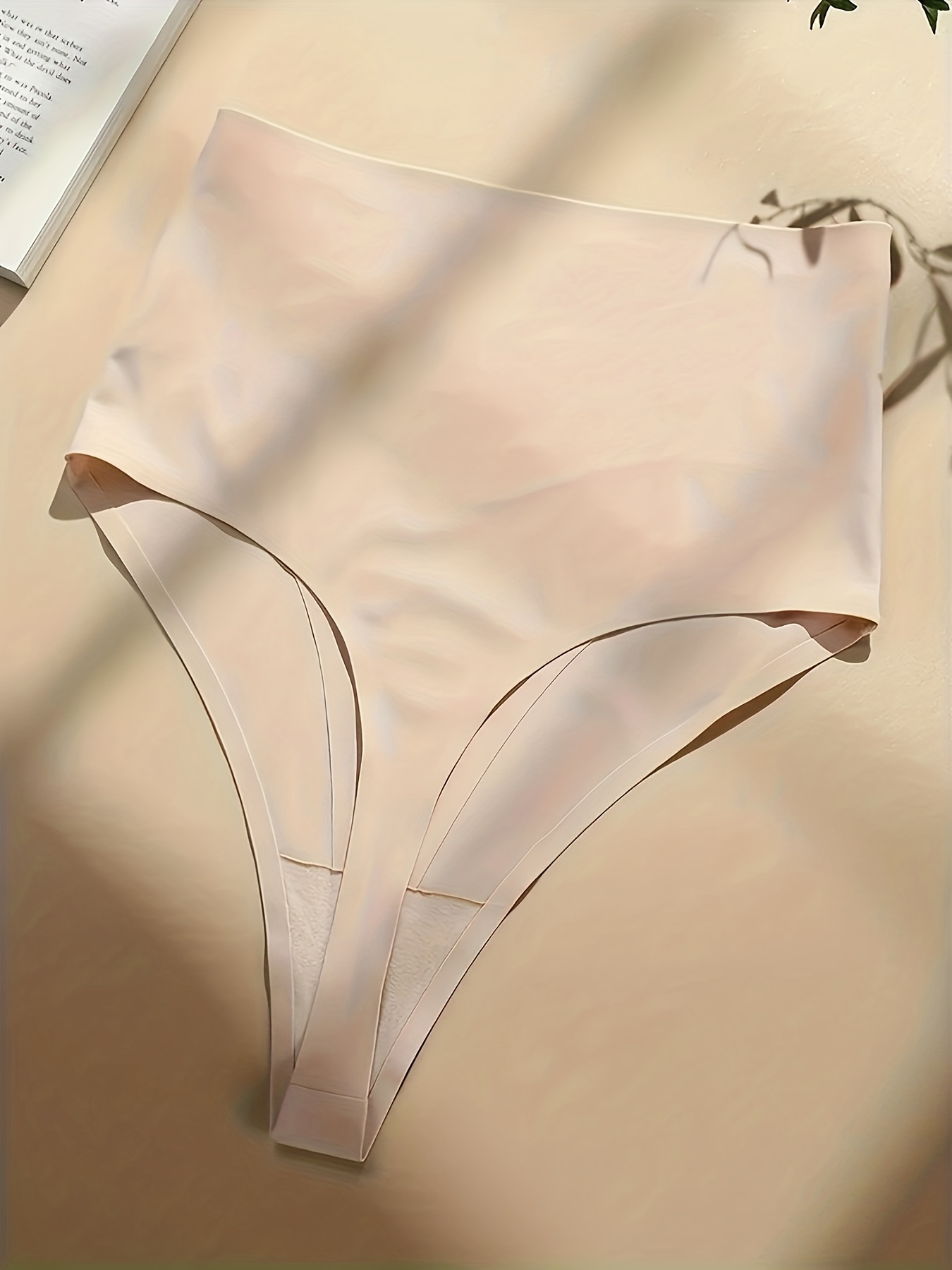 Seamless Body Shaper Thong Panties High Waist Comfy - Temu Canada