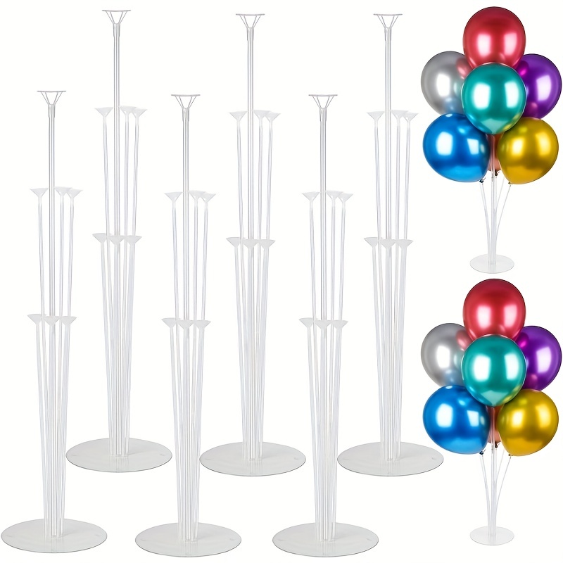 Balloon Sticks With Cups Transparent Pop Balloon Holder - Temu