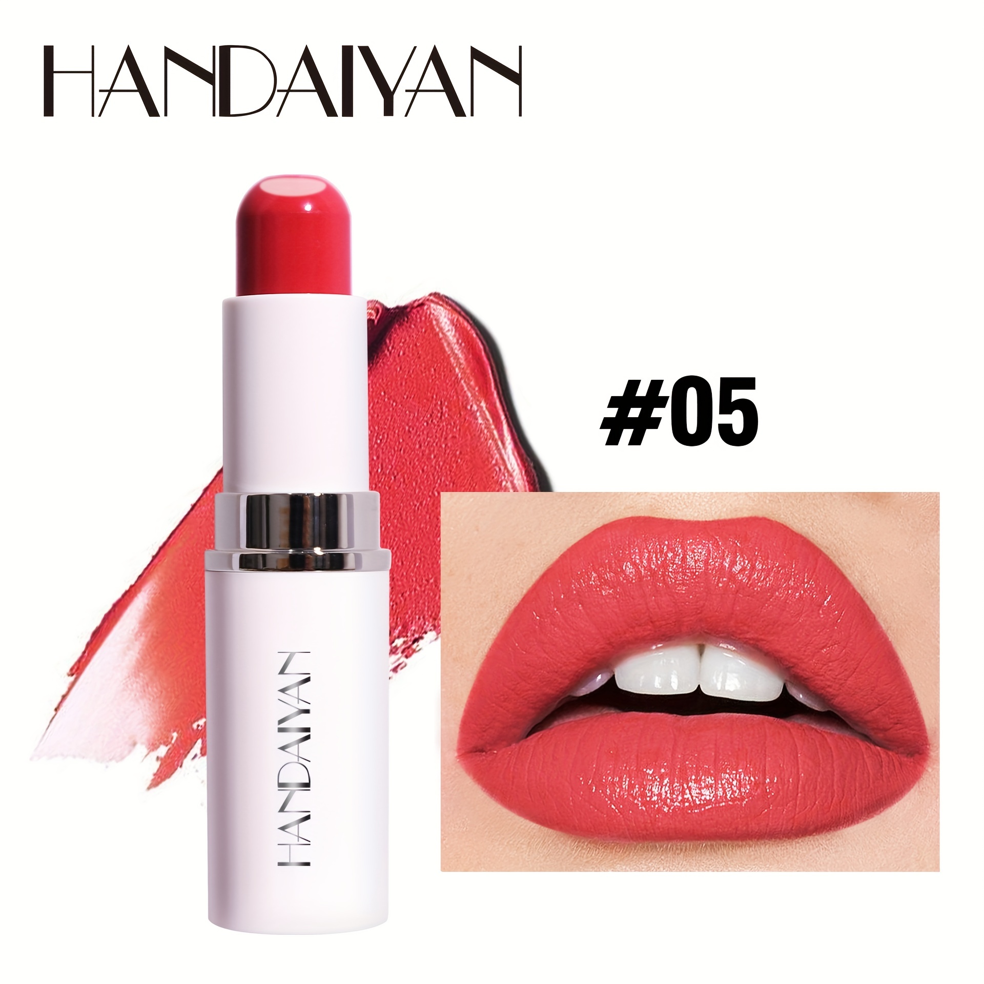 2-in-1 Sandwich Lipstick Matte Moisturizing Long Lasting Waterproof Non Smudge