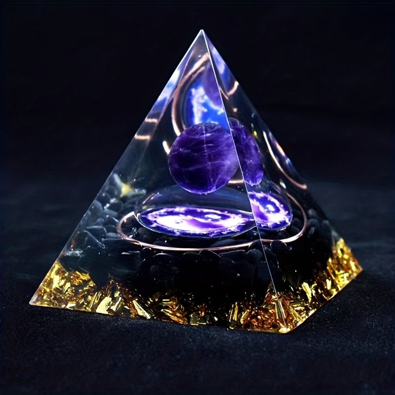 1pc Piramide Cristallo Piramide Generatore Energia Orgone - Temu Italy