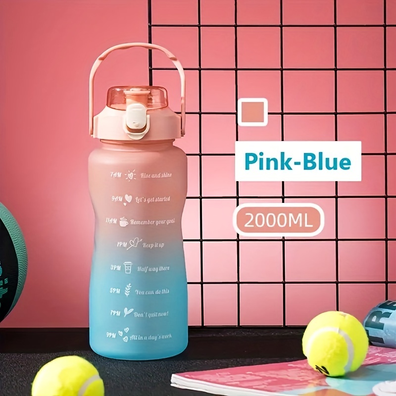 Large Capacity Water Bottle Bounce Portable Leakproof - Temu