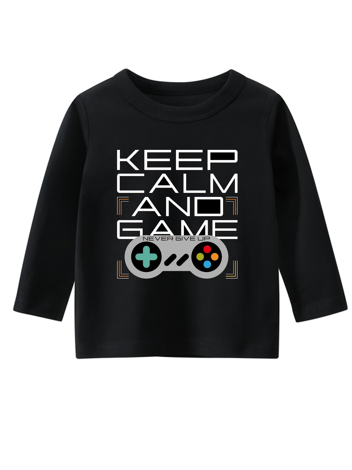 One Step Level Print Boy s Long Sleeve T shirt Kids Casual Temu