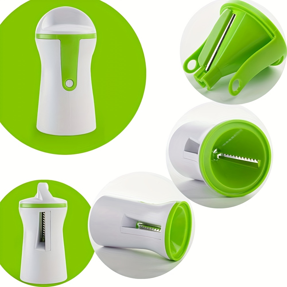 Portable Vegetable Slicer Handheld Spiralizer Peeler Spiral Slicer