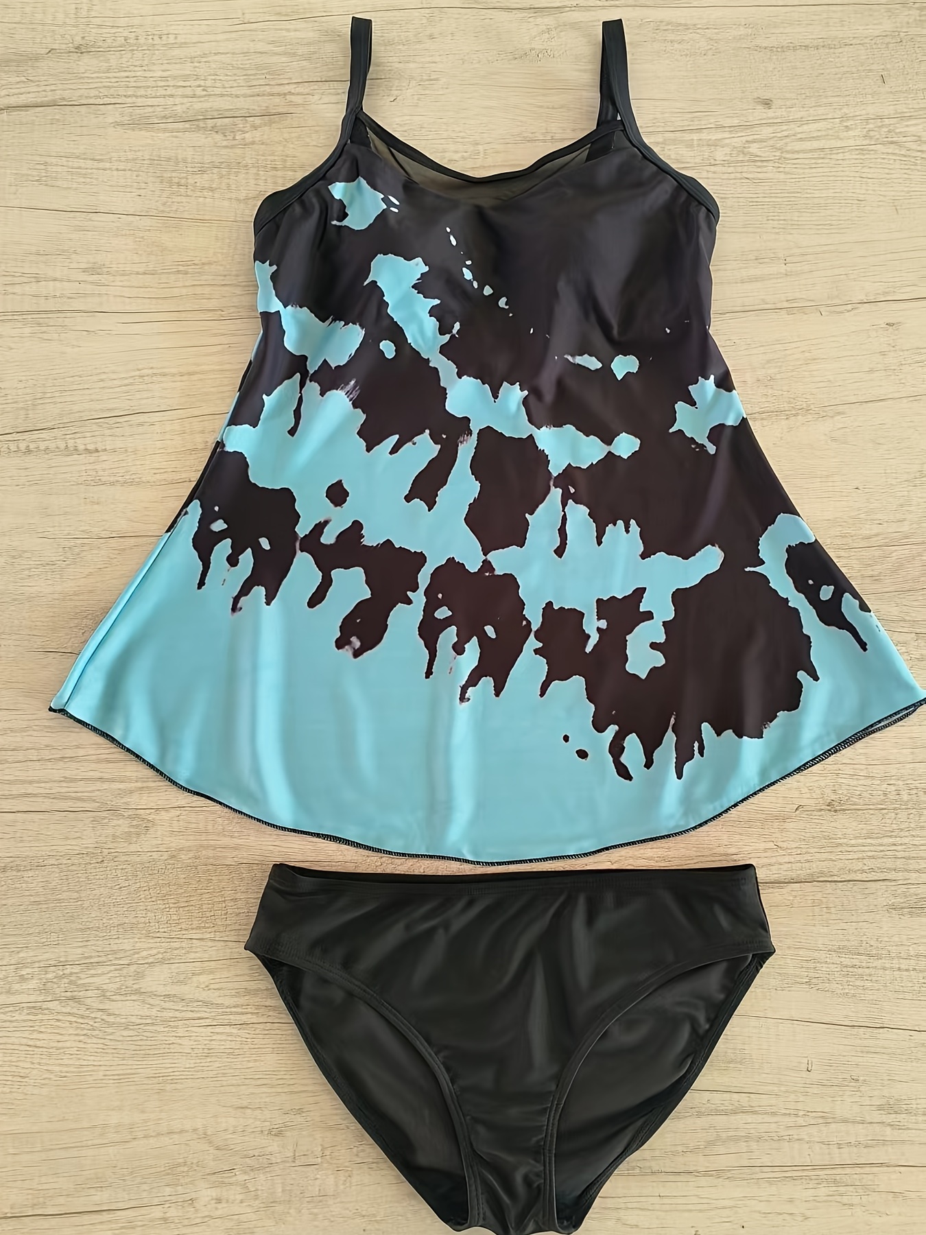 Tie Dye Tankini Set for Women