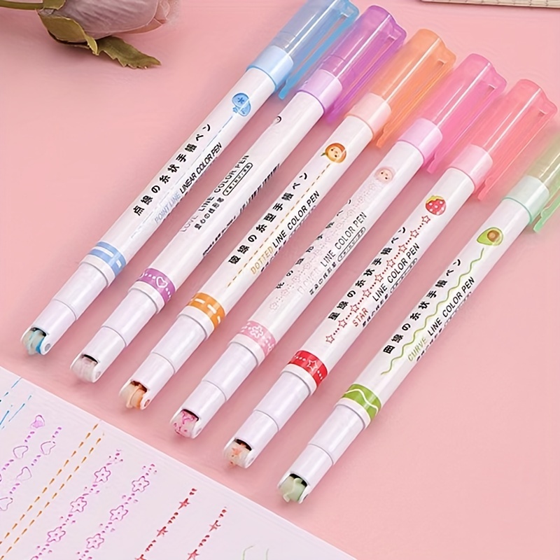 1 pièce stylo à bille 10 couleurs Kawaii papeterie jolis - Temu Belgium