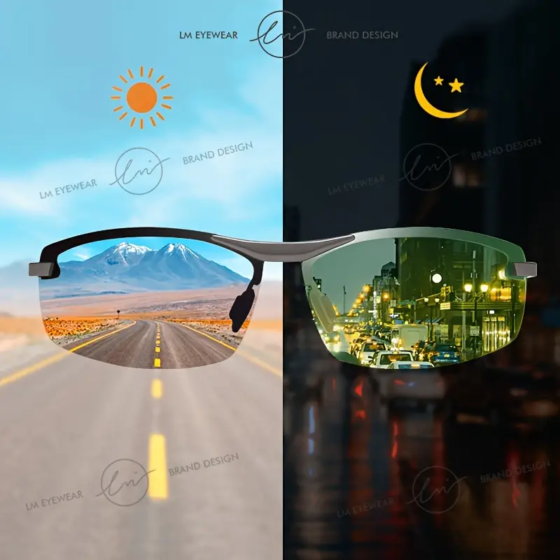 Photochromic Driving Fishing Glasses Mens Polarized Sunglasses Sports  Cycling Protection Goggles Day Night Vision Driver Glasses - Jewelry &  Accessories - Temu Philippines