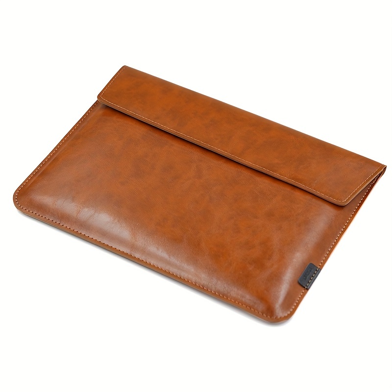 Leather Laptop Sleeve 13-14 inch, Leather Laptop Sleeve Case with