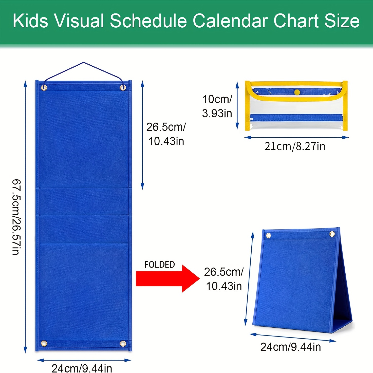 Tableau du calendrier visuel des enfants, tableau de routine de la