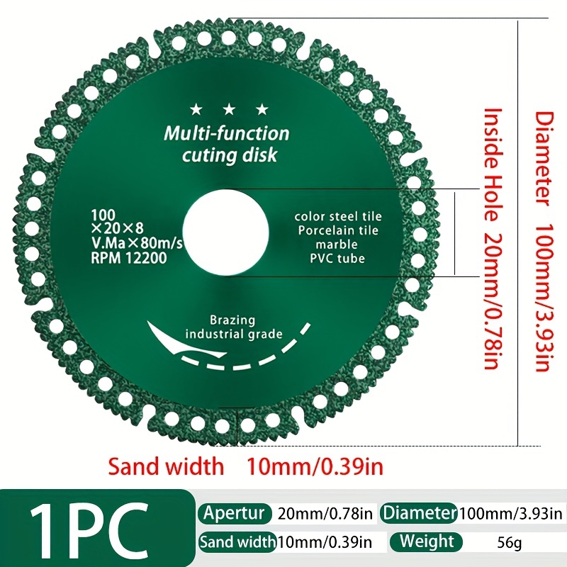 Indestructible Disc for Grinder, 4inch Composite Multifunctional