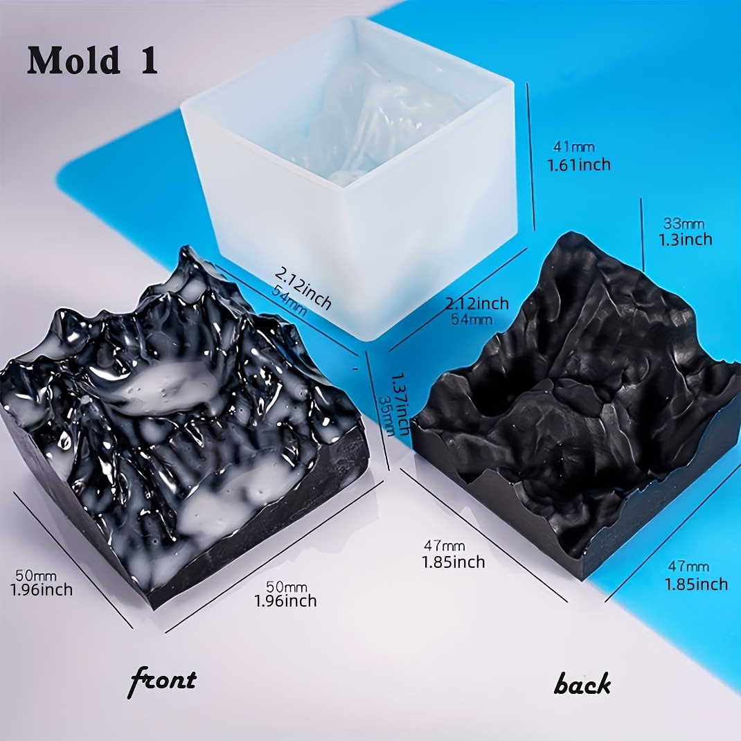 Diy Epoxy Mold Liquid 5 Sided Faceted Ball Micro Landscape - Temu