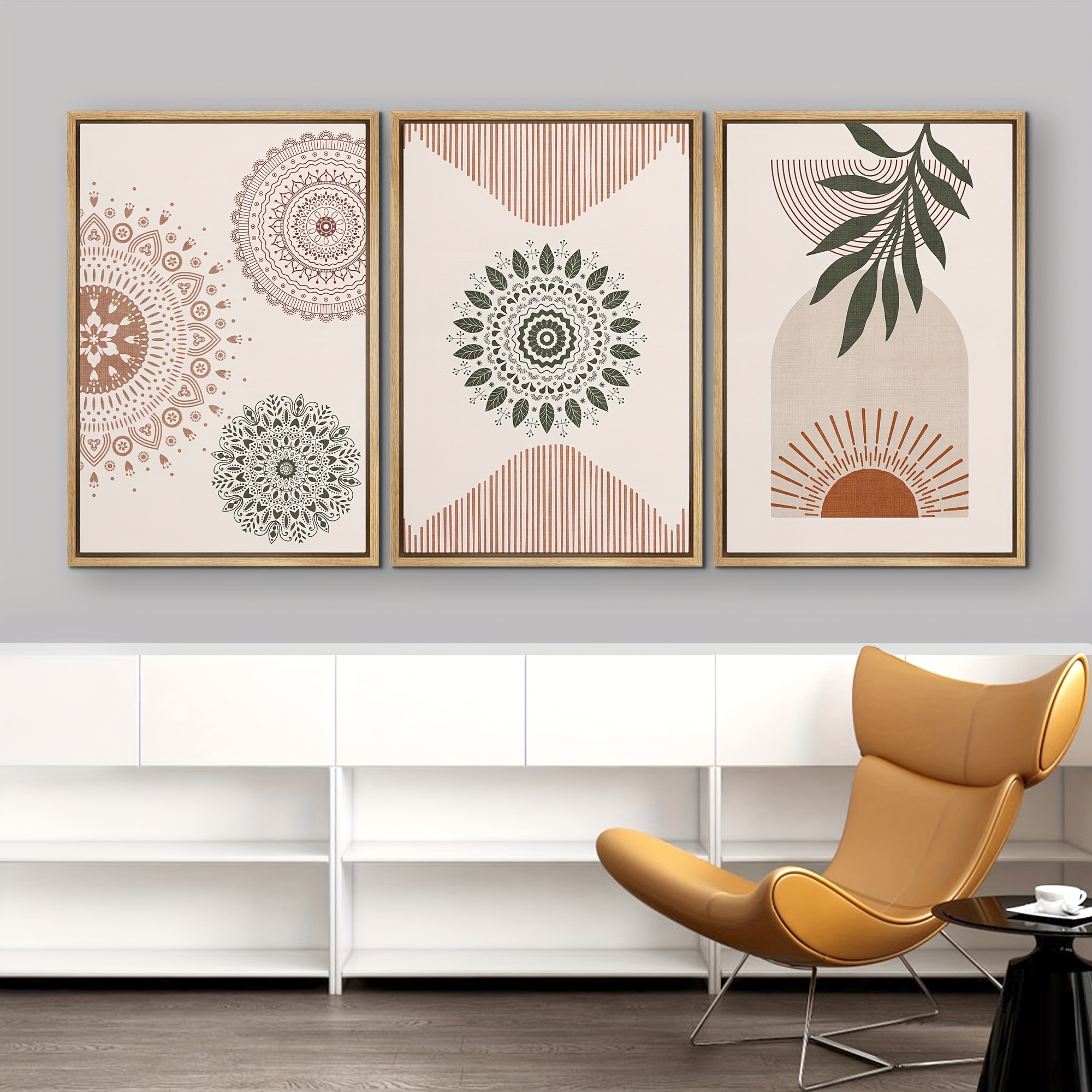 Mandala geometric pattern mandala print wall art