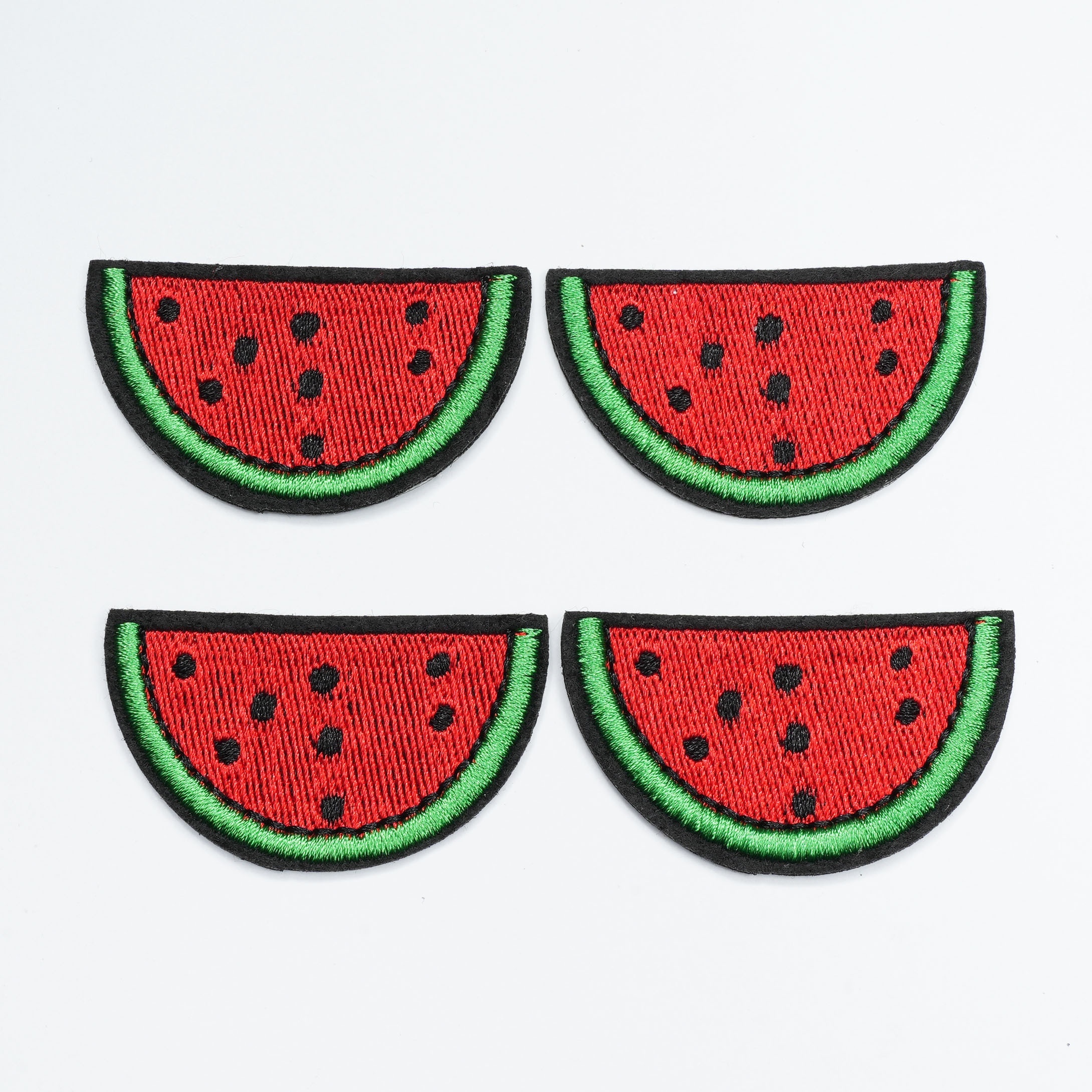 

4pcs Watermelon Patches For Girls, Diy Clothing Backpack Hat Accessories, Fashion Embroidered Cloth Patches