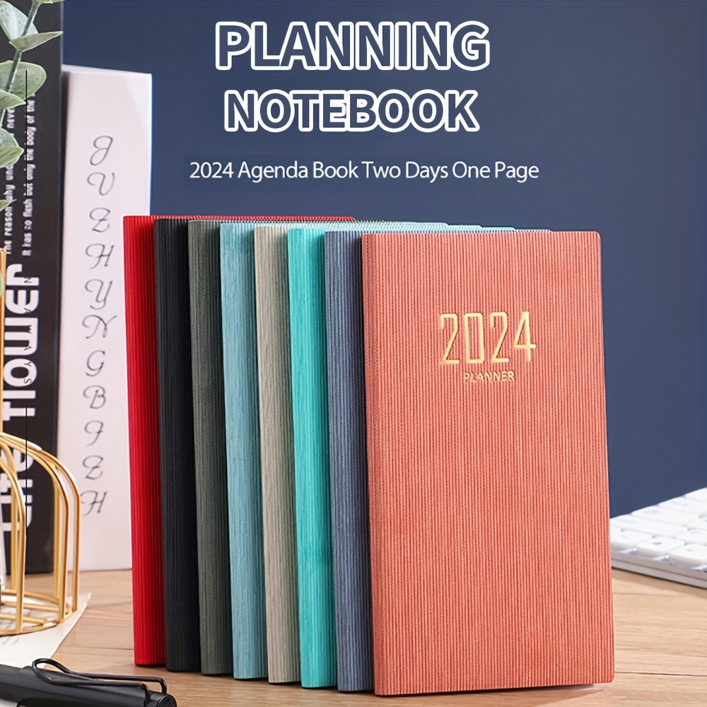 Mini Agenda 2024 Notebook Planner Pocket Cuaderno Weekly To Do List  Notebooks Journal Diary Cahier Office Accessories Notebook
