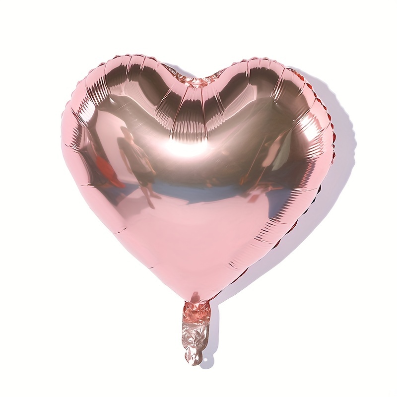Globos de San Valentín con forma de corazón, globos de aluminio, globos de  papel de amor, globos de papel de amor, globos de Mylar para el día de San