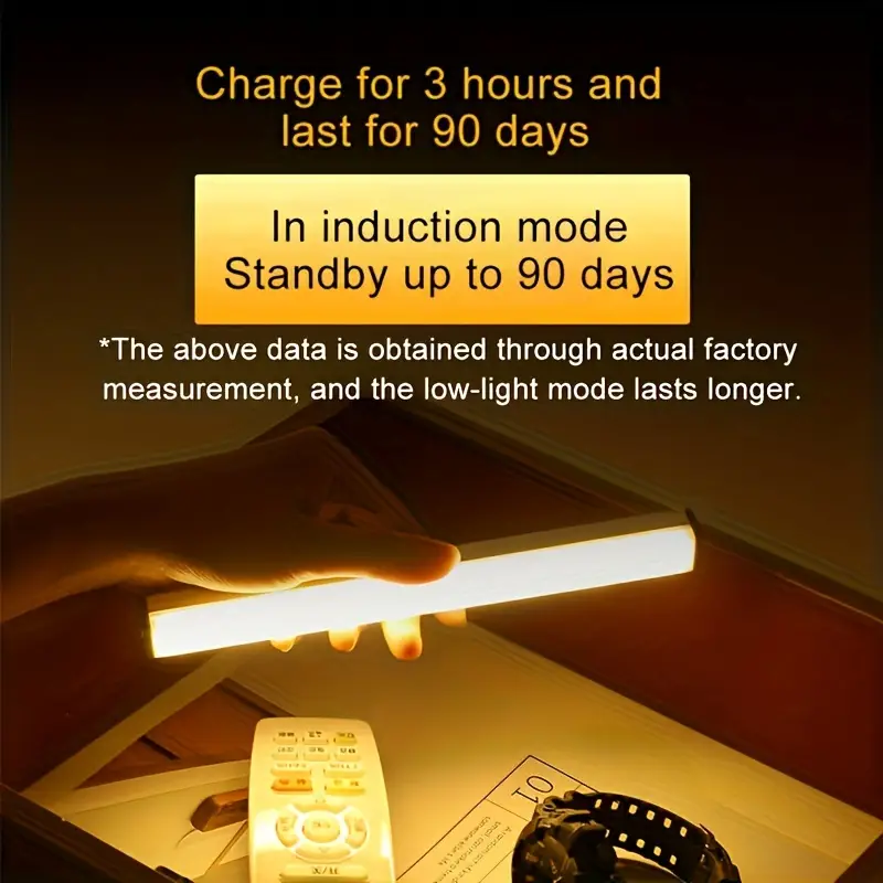 energy saving motion sensor led lights under battery cabinet lights sensing nightlights magnetic wardrobe light sticks anywhere suitable for closets cabinets rooms hallways stairs kitchens pantries details 3