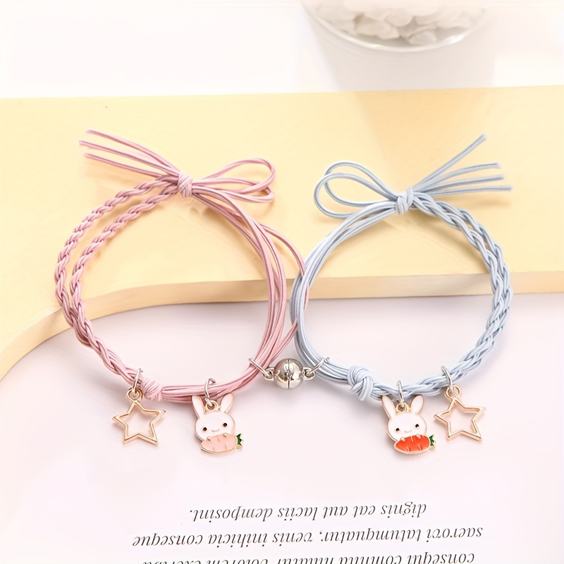 Necklace+bracelet]rushing To The Sky Couple Bracelet Concentric