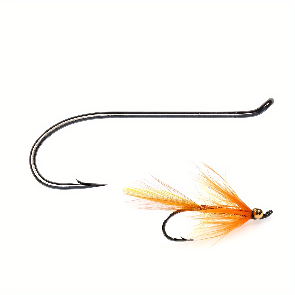 Fly Fishing Flies Barbless Fly Hooks 6pcs Include Flies Nymphs Streamers  for Trout Salmon Steelhead Fishing - 14 